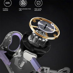 Internal mechanism showcasing high precision axis core of LED lighted dog leash with quality assurance